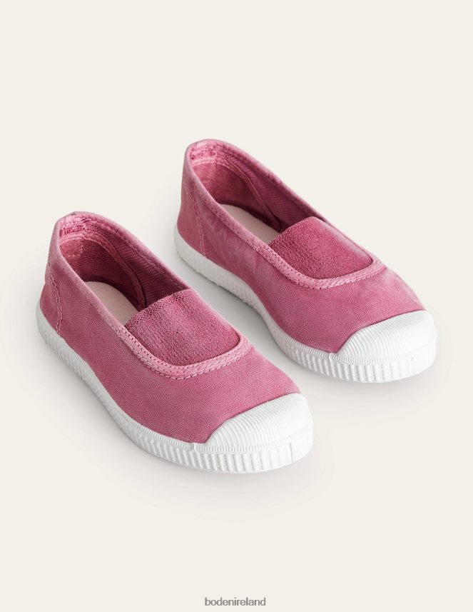 Pink Footwear Canvas Plimsolls Boden Girls L466L6833