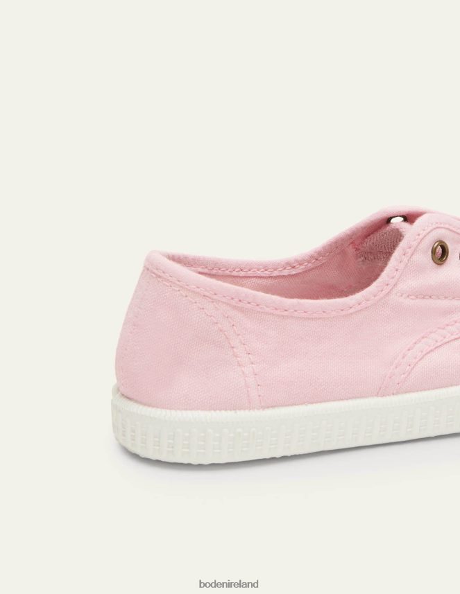 Pink Footwear Laceless Canvas Pull-ons Boden Girls L466L6832