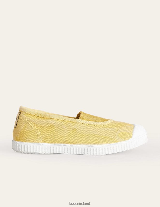 Yellow Footwear Canvas Plimsolls Boden Girls L466L6824