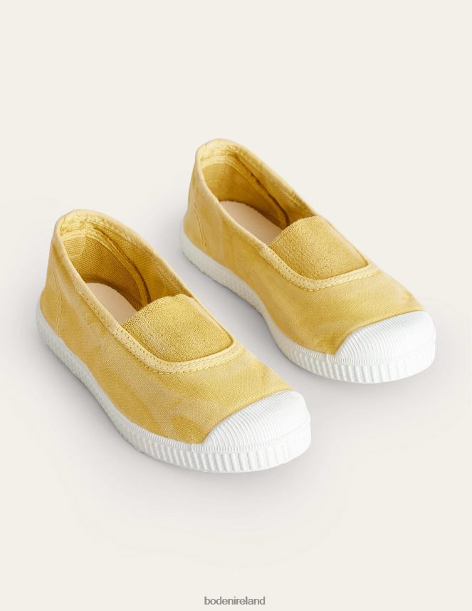 Yellow Footwear Canvas Plimsolls Boden Girls L466L6824