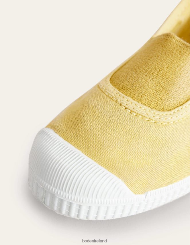 Yellow Footwear Canvas Plimsolls Boden Girls L466L6824