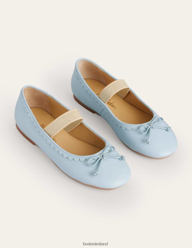 Provence Blue Footwear Leather Ballet Flat Boden Girls L466L62674