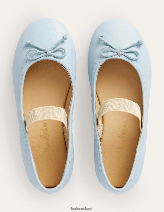 Provence Blue Footwear Leather Ballet Flat Boden Girls L466L62674