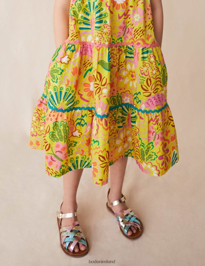 Multi Metallic Footwear Strappy Sandals Boden Girls L466L62763