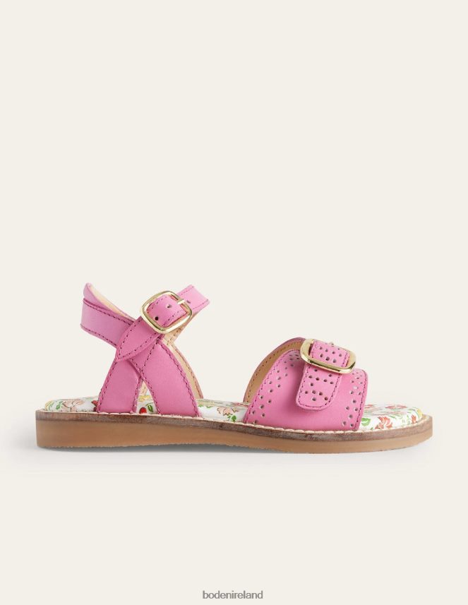 Pink Footwear Leather Buckle Sandals Boden Girls L466L62773