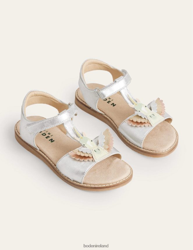 Silver Pegasus Footwear Fun Leather Sandals Boden Girls L466L62680