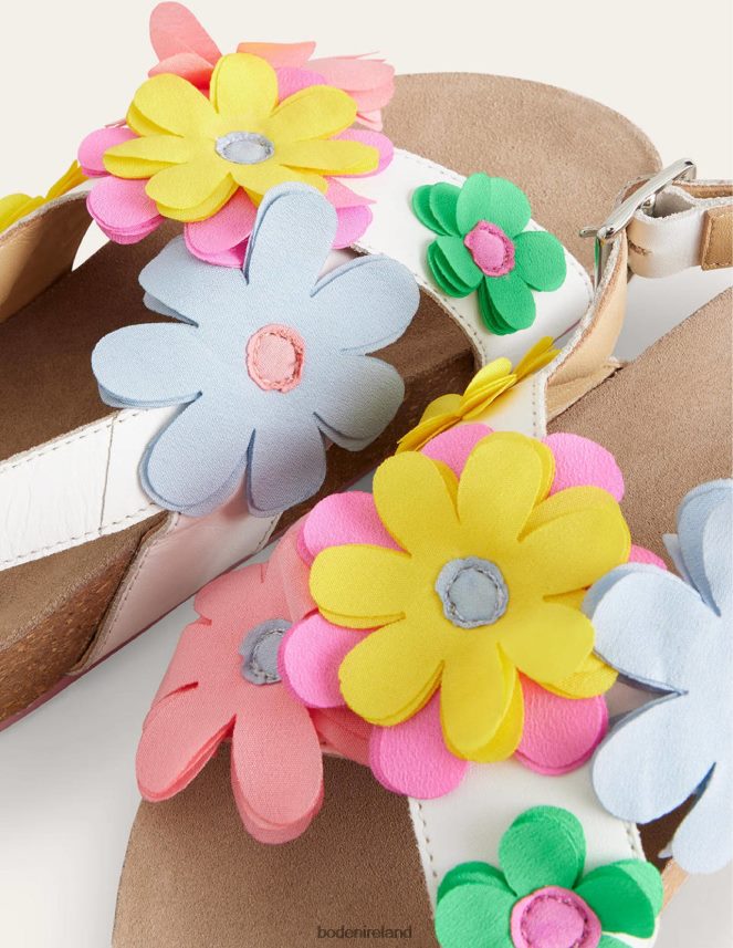 White Footwear Crossover Sandals Boden Girls L466L62774