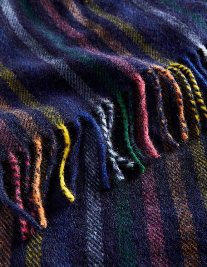 Multi Stripe Accessory Woven Scarf Boden Men L466L63607