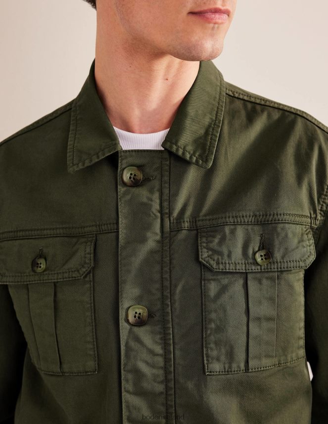Alligator Green Clothing Safari Jacket Boden Men L466L63546