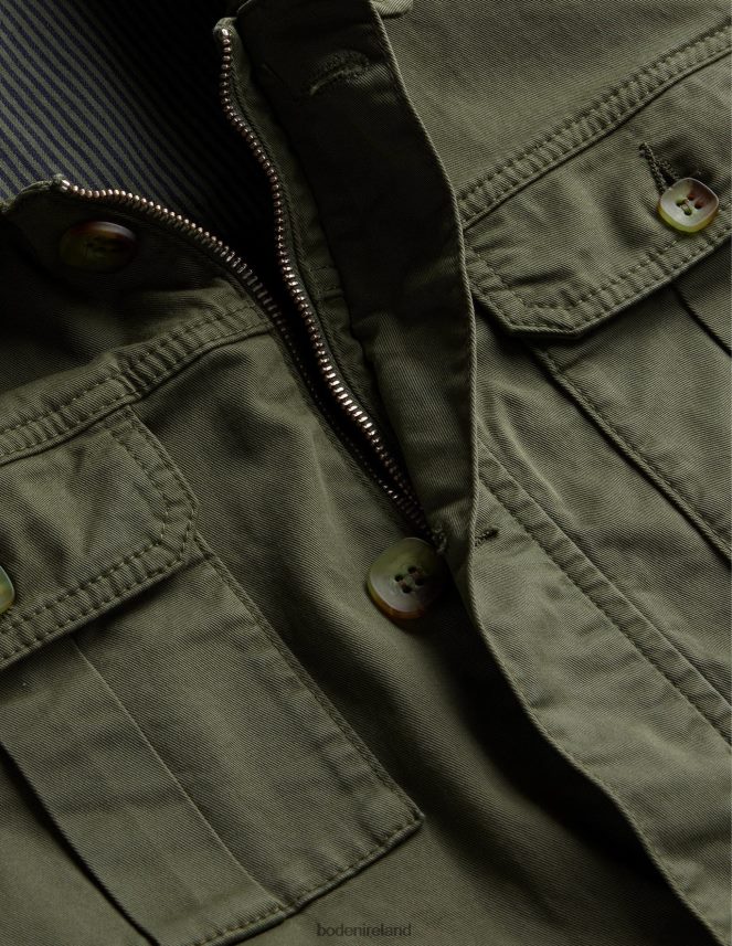 Alligator Green Clothing Safari Jacket Boden Men L466L63546