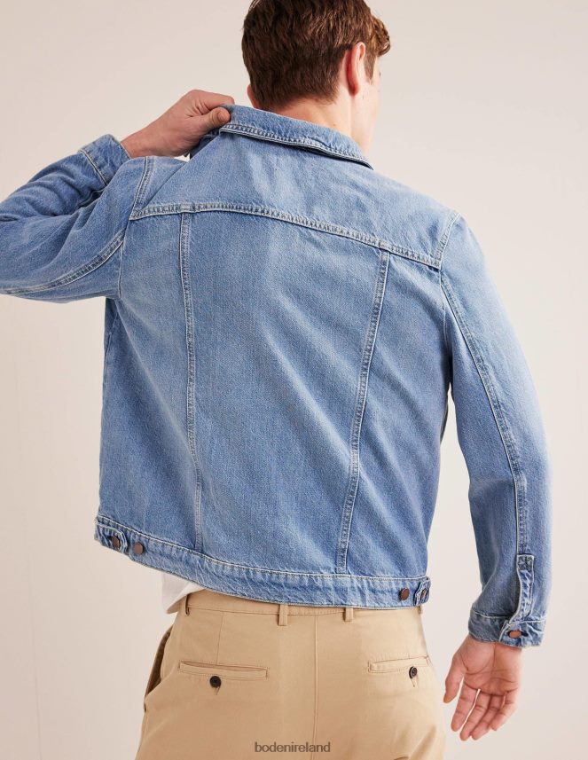 Mid Wash Clothing Denim Trucker Boden Men L466L63521