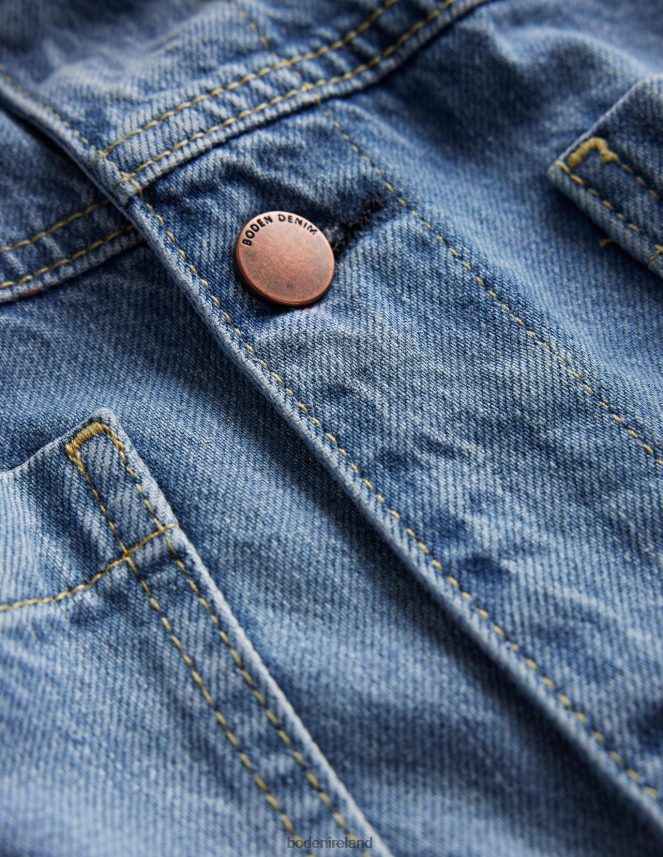 Mid Wash Clothing Denim Trucker Boden Men L466L63521