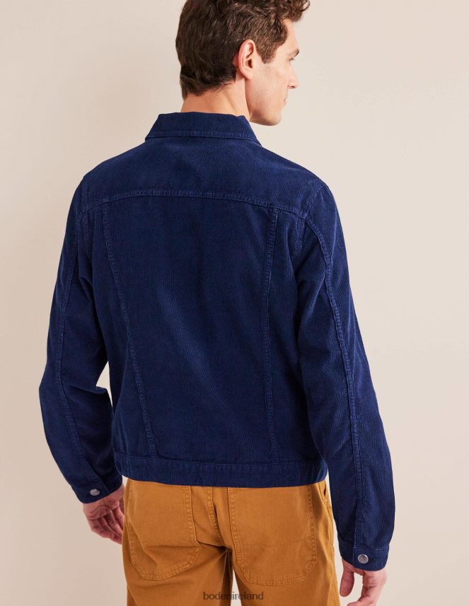 Navy Cord Clothing Cord Trucker Boden Men L466L63570