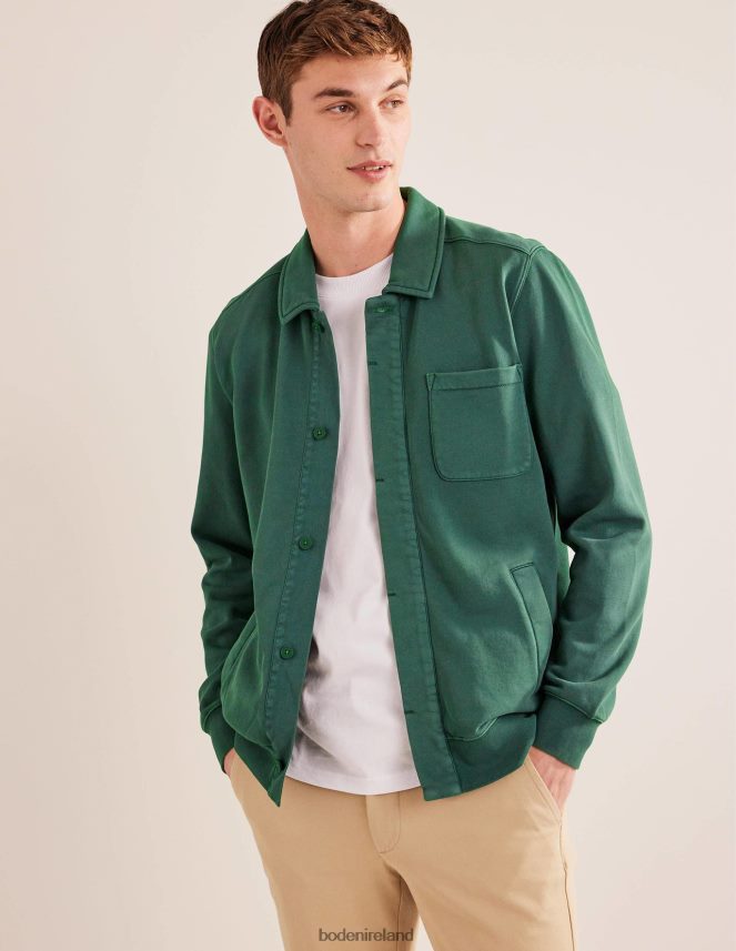 Palm Leaf Green Clothing Sweat Harrington Boden Men L466L63503