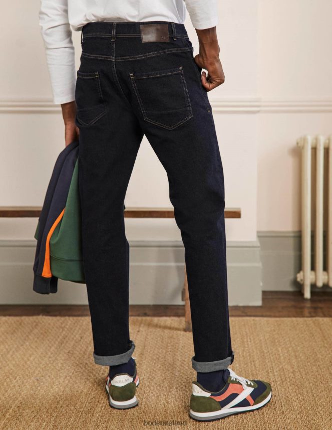 Dark Rinse Clothing Straight Leg Jeans Boden Men L466L63599