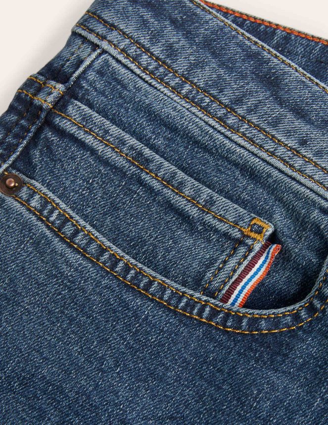 Mid Rinse Denim Clothing Slim Leg Jeans Boden Men L466L63618