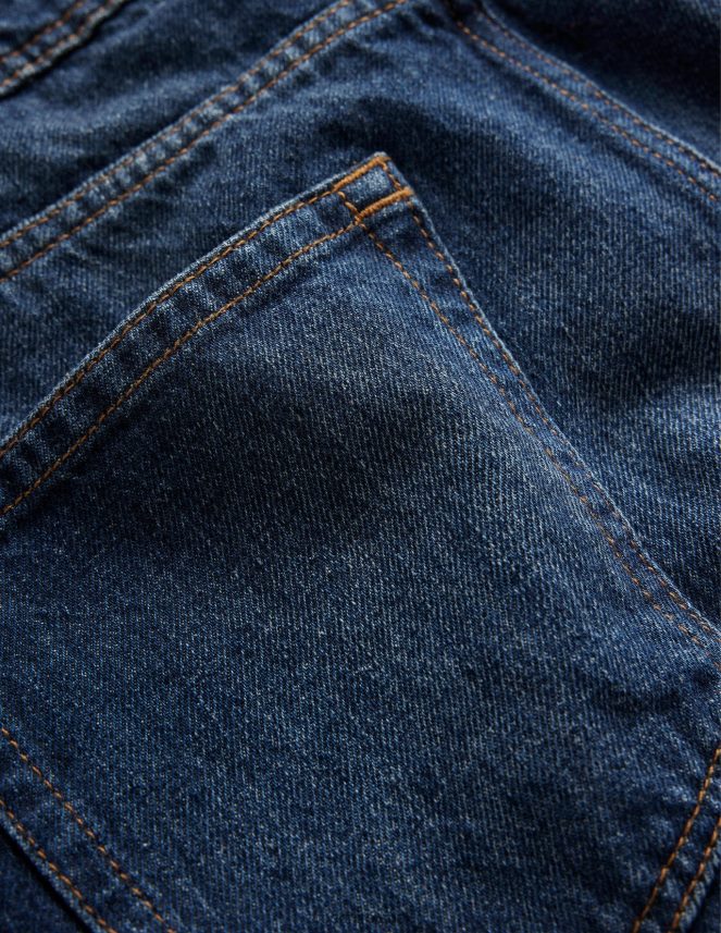 Mid Wash Clothing Straight Fit Jean Boden Men L466L63531