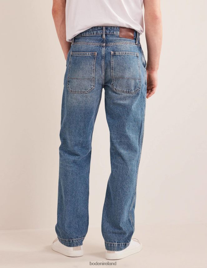 Mid Wash Trend Clothing Relaxed Fit Jean Boden Men L466L63538