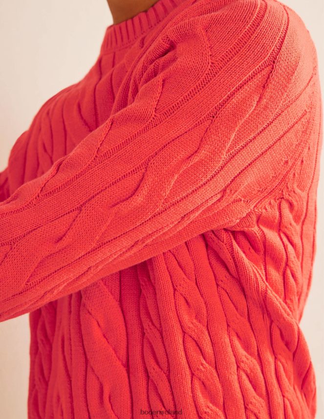 Jam Clothing Cotton Cable Crew Neck Boden Men L466L63542