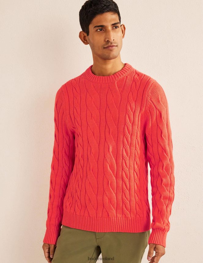 Jam Clothing Cotton Cable Crew Neck Boden Men L466L63542