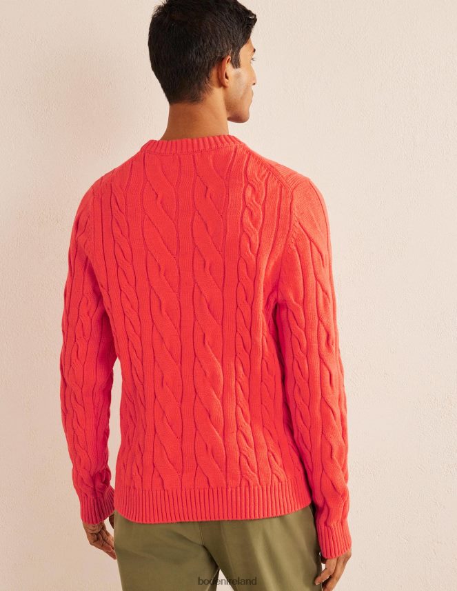 Jam Clothing Cotton Cable Crew Neck Boden Men L466L63542