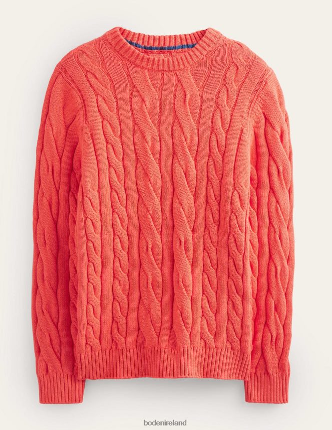 Jam Clothing Cotton Cable Crew Neck Boden Men L466L63542