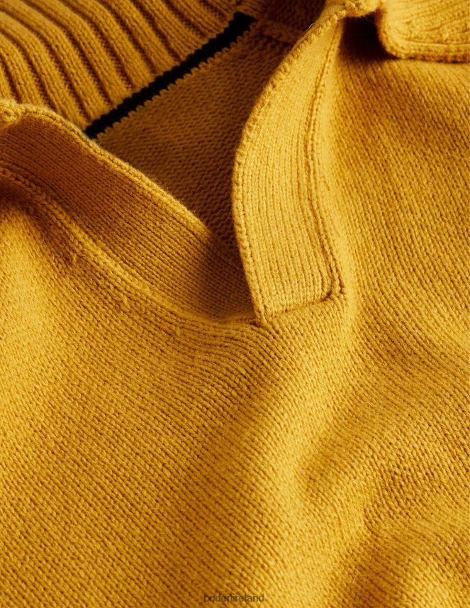 Light Bronze Clothing Open Collar Jumper Boden Men L466L63571