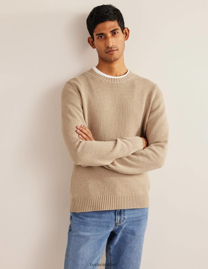 Stone Clothing Chunky Cotton Cashmere Crew Boden Men L466L63545