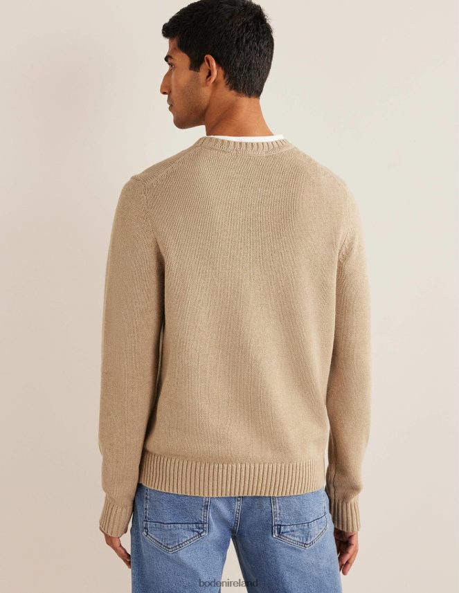 Stone Clothing Chunky Cotton Cashmere Crew Boden Men L466L63545