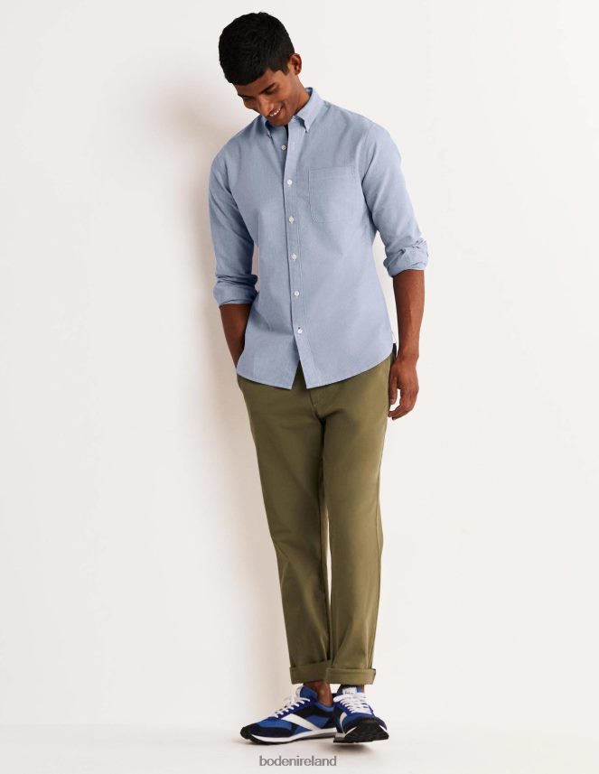 Oxford Blue Clothing Button Down Slim Shirt Boden Men L466L63603
