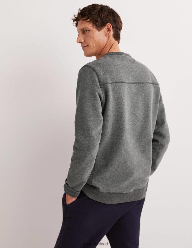 Charcoal Marl/Car Clothing Supersoft Sweatshirt Boden Men L466L63593