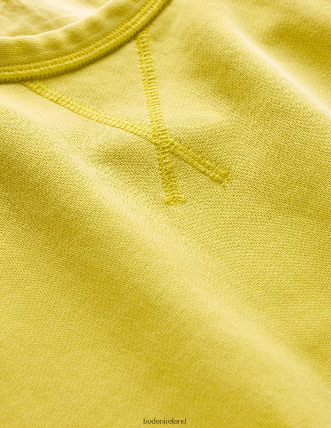 Gooseberry Yellow Clothing Garment Dye Sweatshirt Boden Men L466L63568