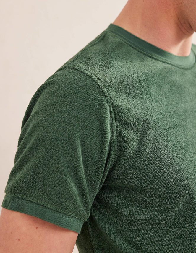 Palm Leaf Green Clothing Terry T-shirt Boden Men L466L63567