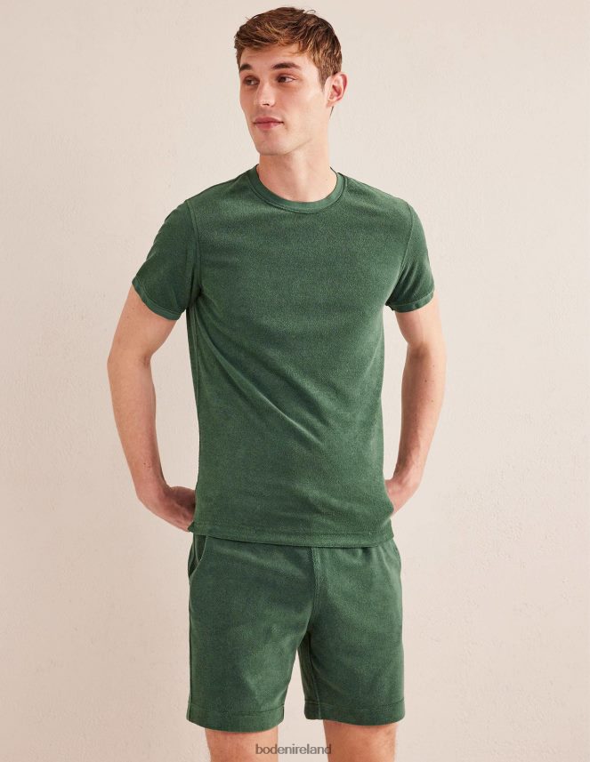Palm Leaf Green Clothing Terry T-shirt Boden Men L466L63567