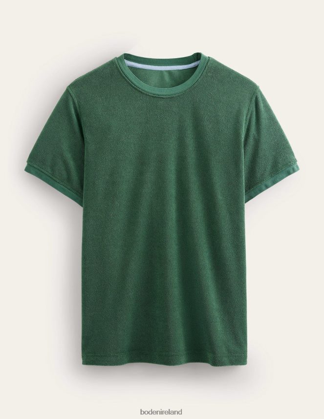 Palm Leaf Green Clothing Terry T-shirt Boden Men L466L63567
