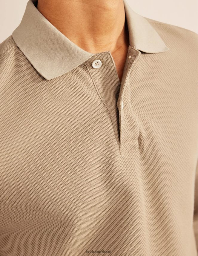 Stone Clothing Relaxed Long Sleeve Polo Boden Men L466L63544