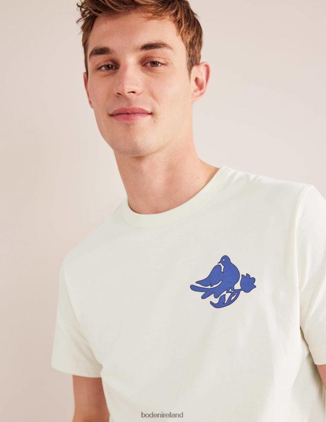 Vanilla Pod Birds Clothing Graphic T-shirt Boden Men L466L63508