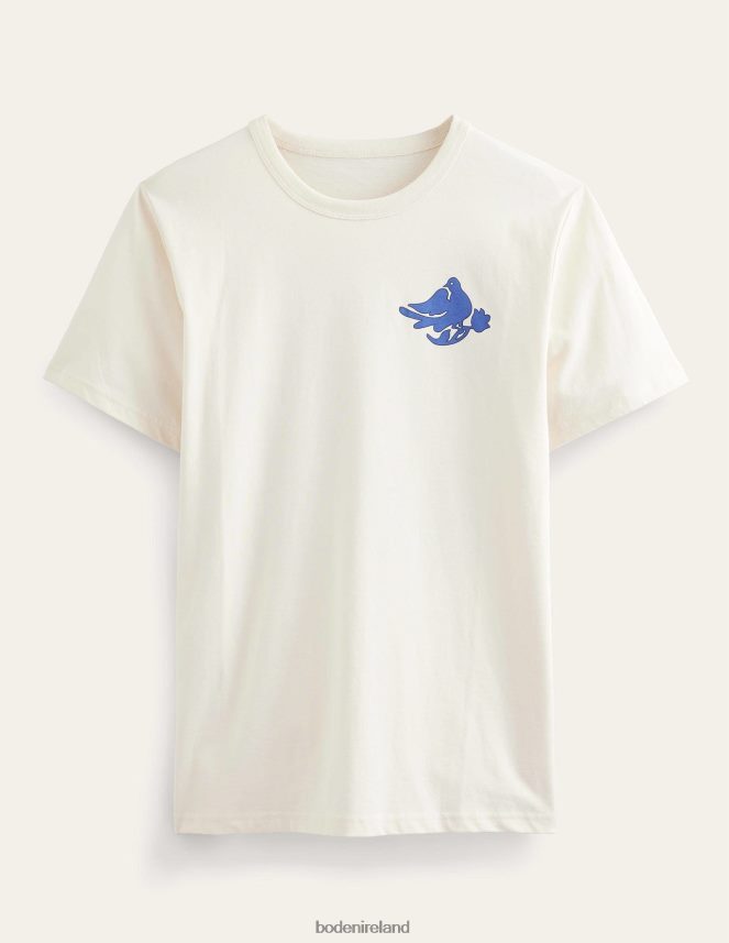 Vanilla Pod Birds Clothing Graphic T-shirt Boden Men L466L63508