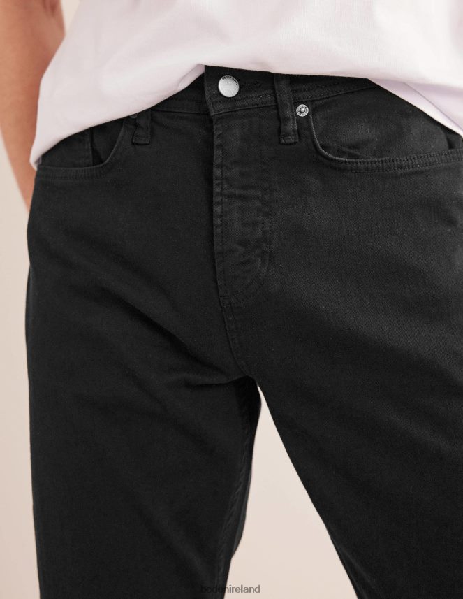 Black Clothing Garment Dye 5 Pocket Trousers Boden Men L466L63564