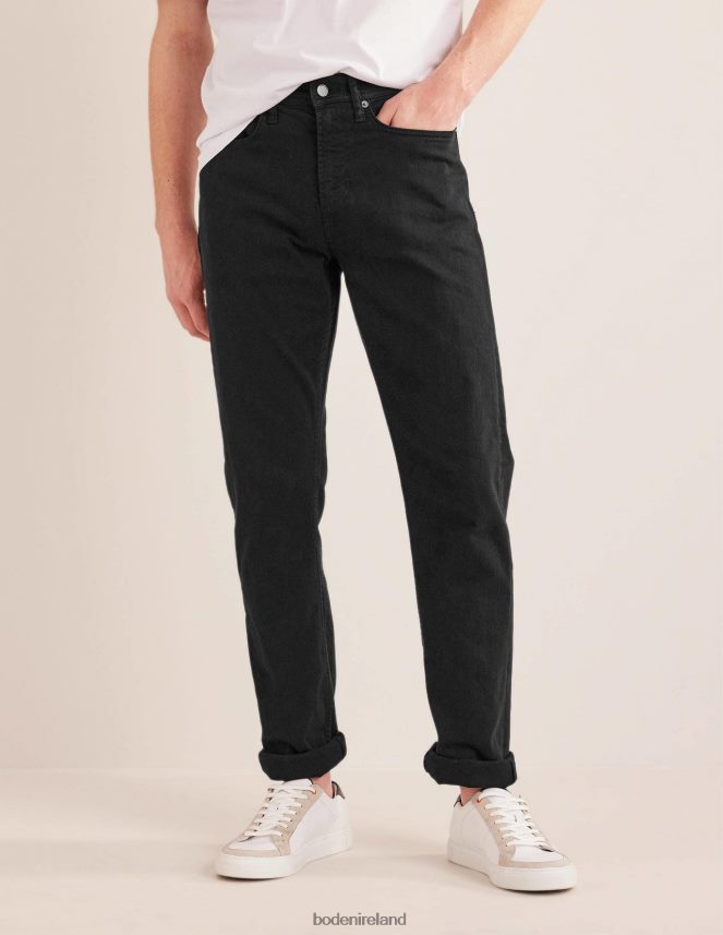 Black Clothing Garment Dye 5 Pocket Trousers Boden Men L466L63564