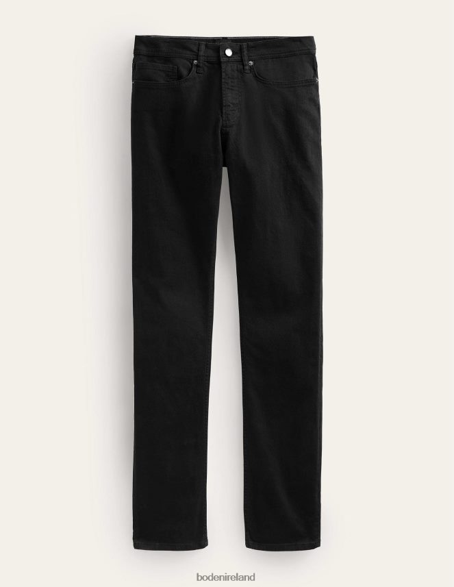 Black Clothing Garment Dye 5 Pocket Trousers Boden Men L466L63564