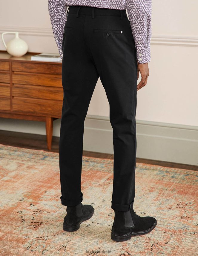 Black Clothing Slim Leg Chinos Boden Men L466L63602