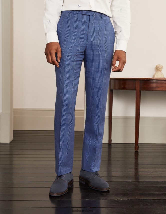 Blues POW Clothing Cavenham Linen Blend Trousers Boden Men L466L63594