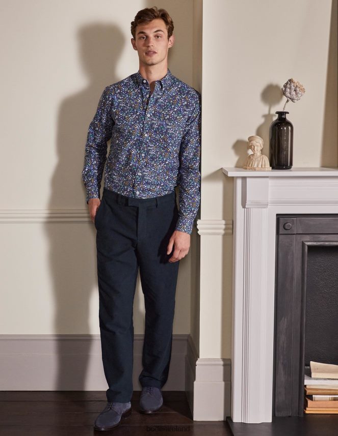 Navy Clothing Lothbury Moleskin Trousers Boden Men L466L63608