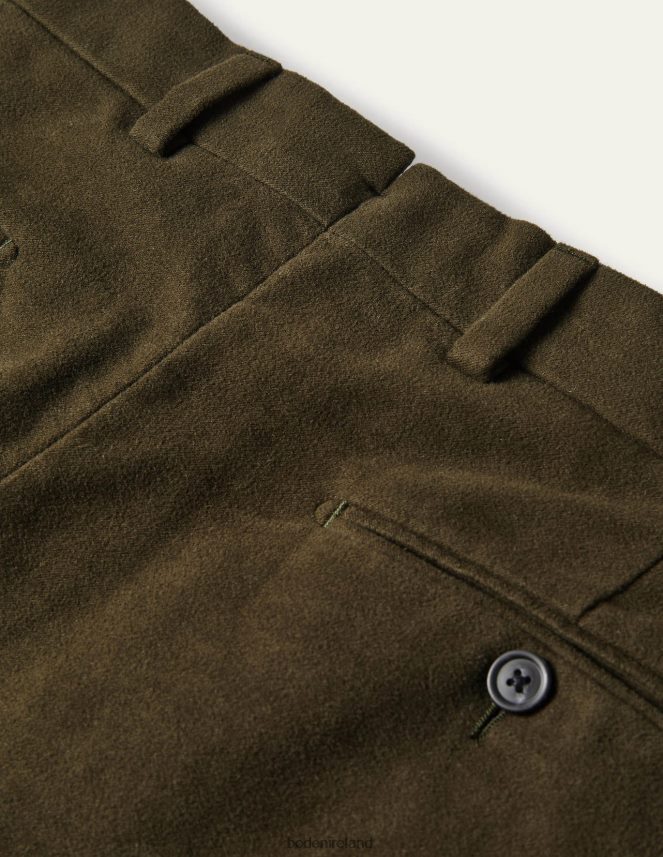 Olive Green Clothing Lothbury Moleskin Trousers Boden Men L466L63605