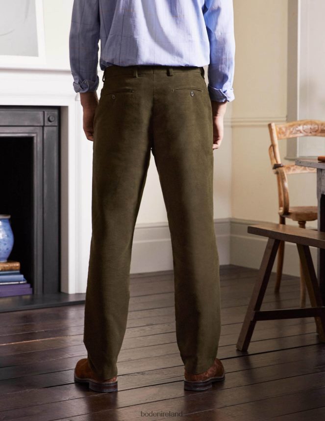 Olive Green Clothing Lothbury Moleskin Trousers Boden Men L466L63605