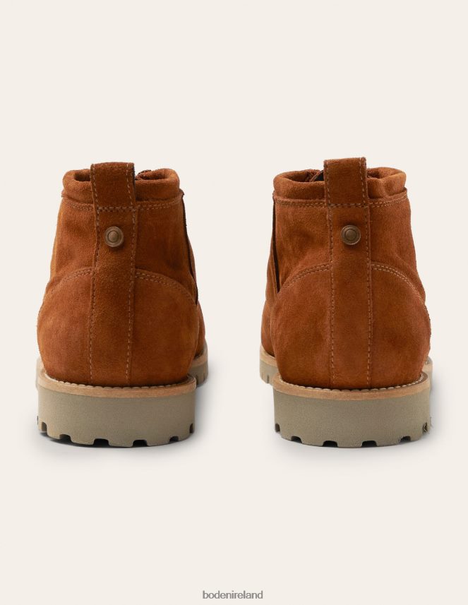 Light Brown Footwear Suede Lace Up Boots Boden Men L466L63586