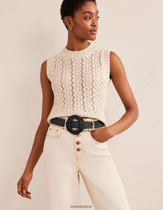 Black Accessory Raffia Belt Boden Women L466L62385