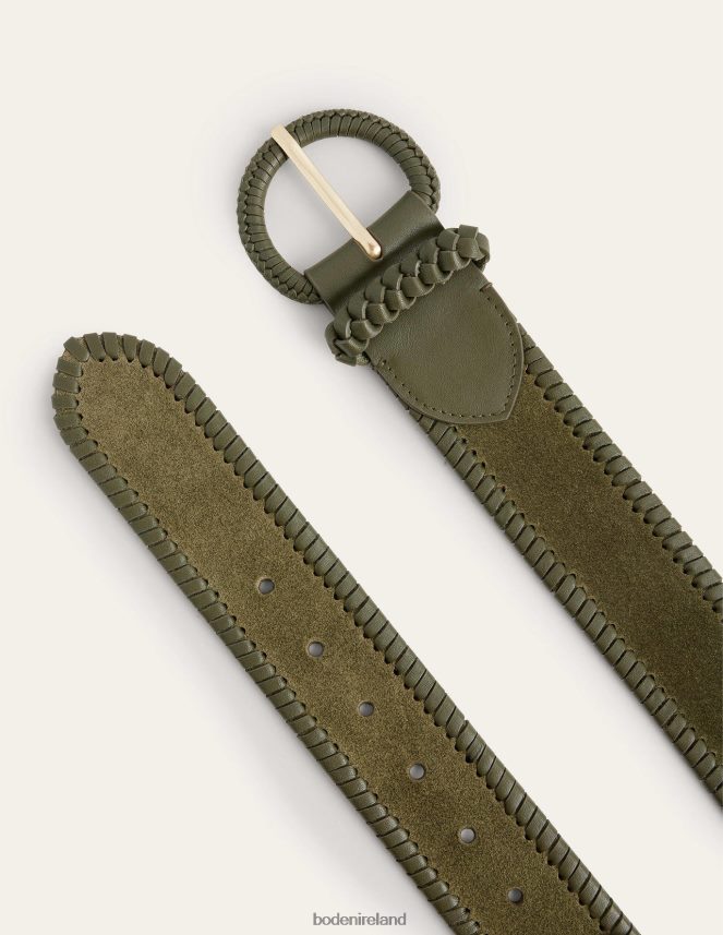 Khaki Accessory Woven Waist Belt Boden Women L466L62318