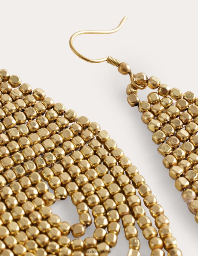 Gold Accessory Bead Layer Earrings Boden Women L466L62367